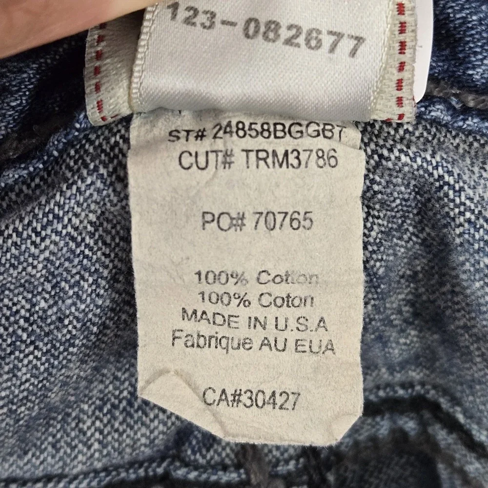 VINTAGE True Religion Men Jeans‎ 34 Blue Denim Billy Giant Big T Baggy 90s USA
